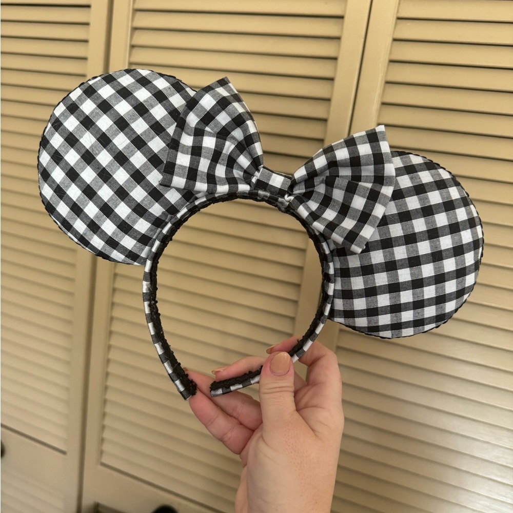 Disney black plaid ears